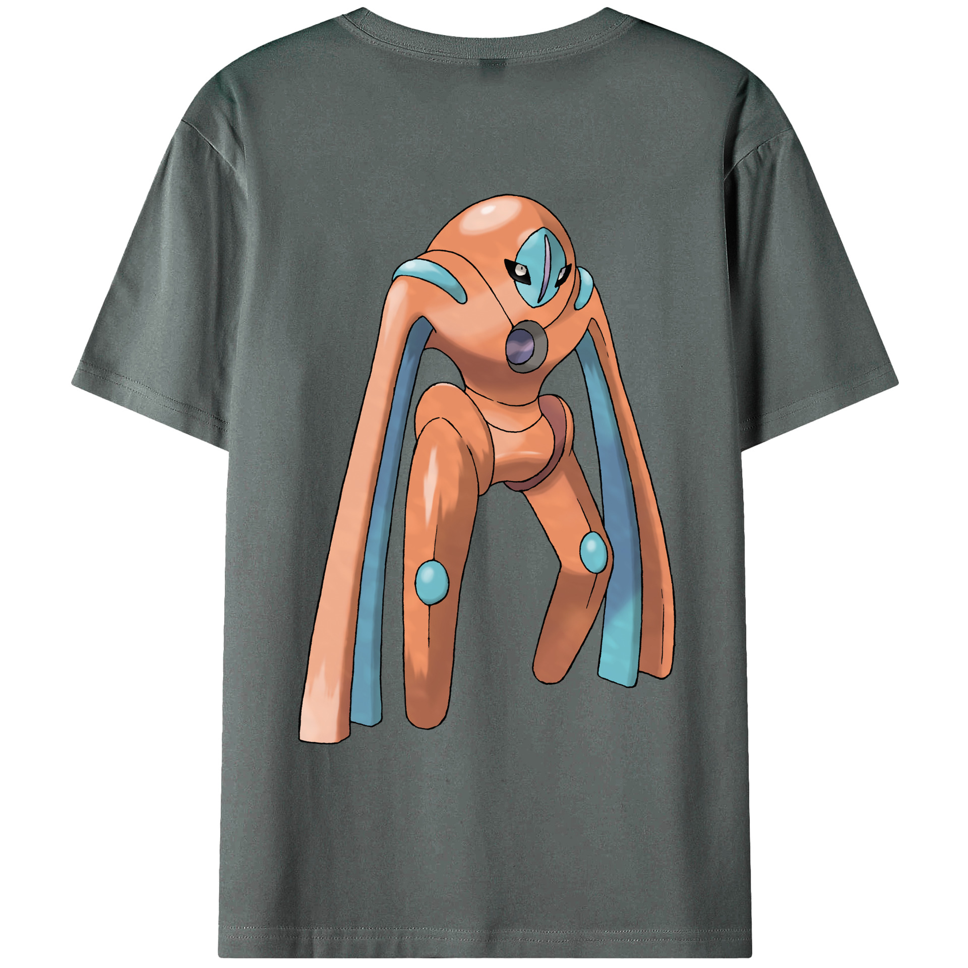 （画像用） ポケットモンスター Pokémon 綿100％ メンズ半袖Tシャツ（バックプリント） 通気性